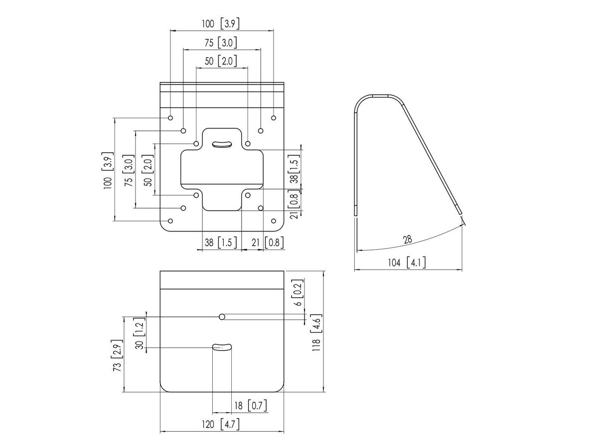 PTA 3103 - Montage mural/table pour tablet