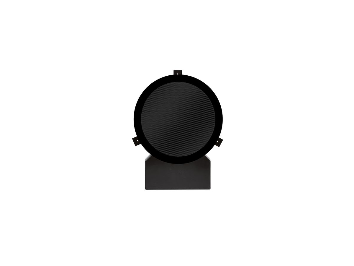 DE 140 Polar noir - Haut-parleur encastrable à 2 voies, rond