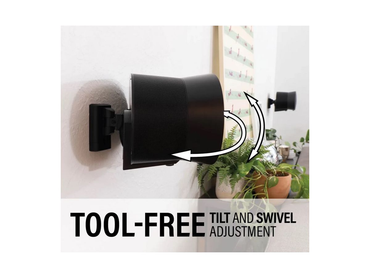 WSWME32-B2 - Support mural Sonos Era 300, noir, Pair