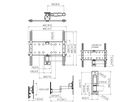 PFW 3040 - Support mural bascul. & pivotant, - 400