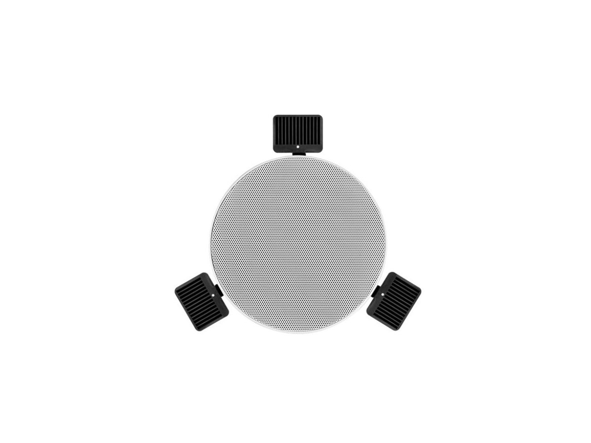 DE-X 200 LP blanc - Enceinte encastrée 2 voies, plate, ronde
