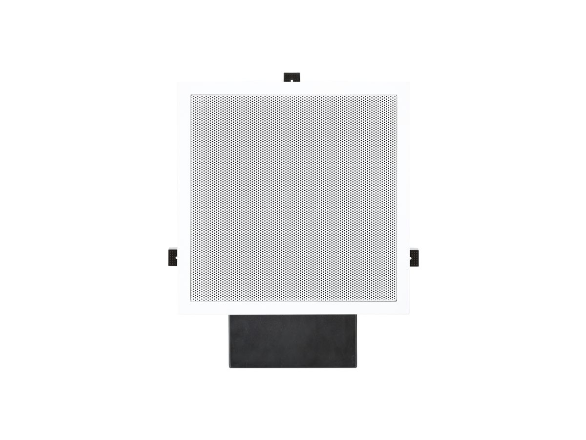 DE 200 QT Polar blanc - Enceinte encastrée à 2 voies, carrée, 10