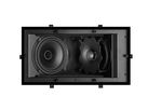 DE 300 FR noir - Enceinte 3 voies encastrée en façade, re