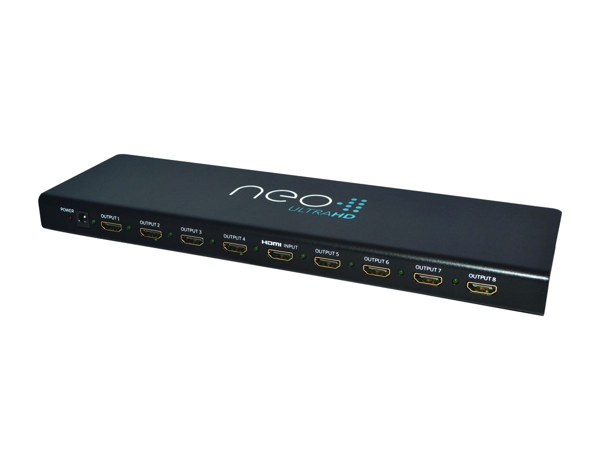 P8-HDMI-SP8 - HDMI 1x8 Splitter, HDCP 2.2