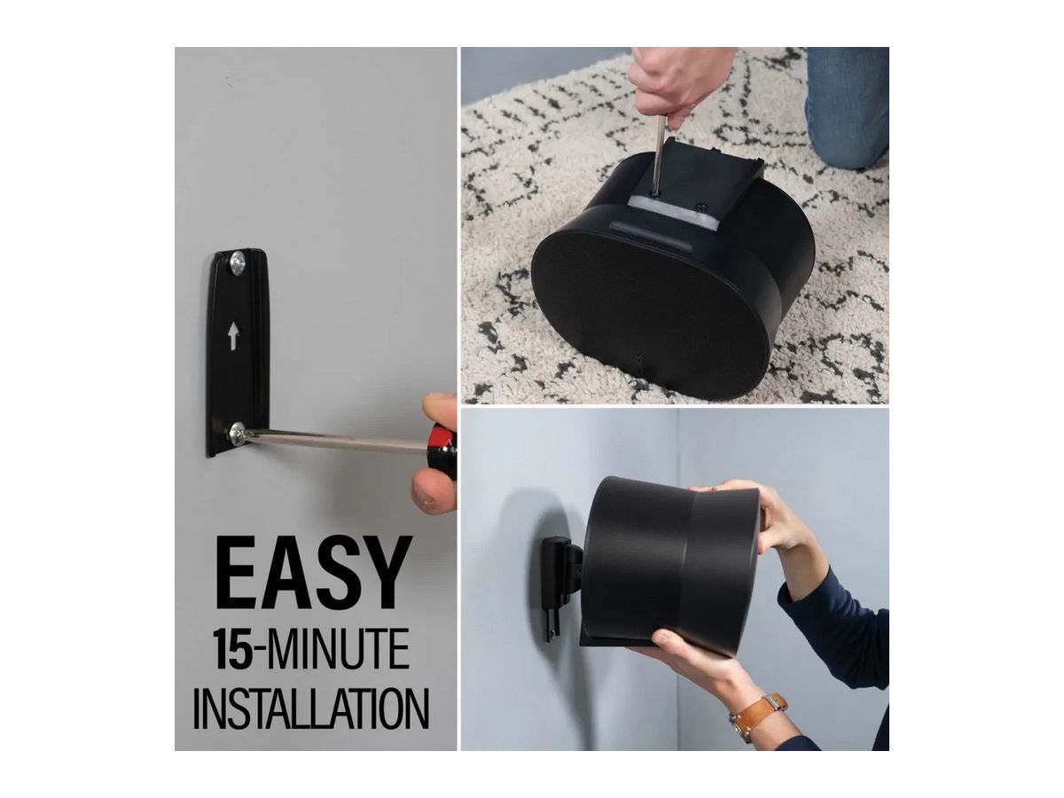 WSWME32-B2 - Support mural Sonos Era 300, noir, Pair