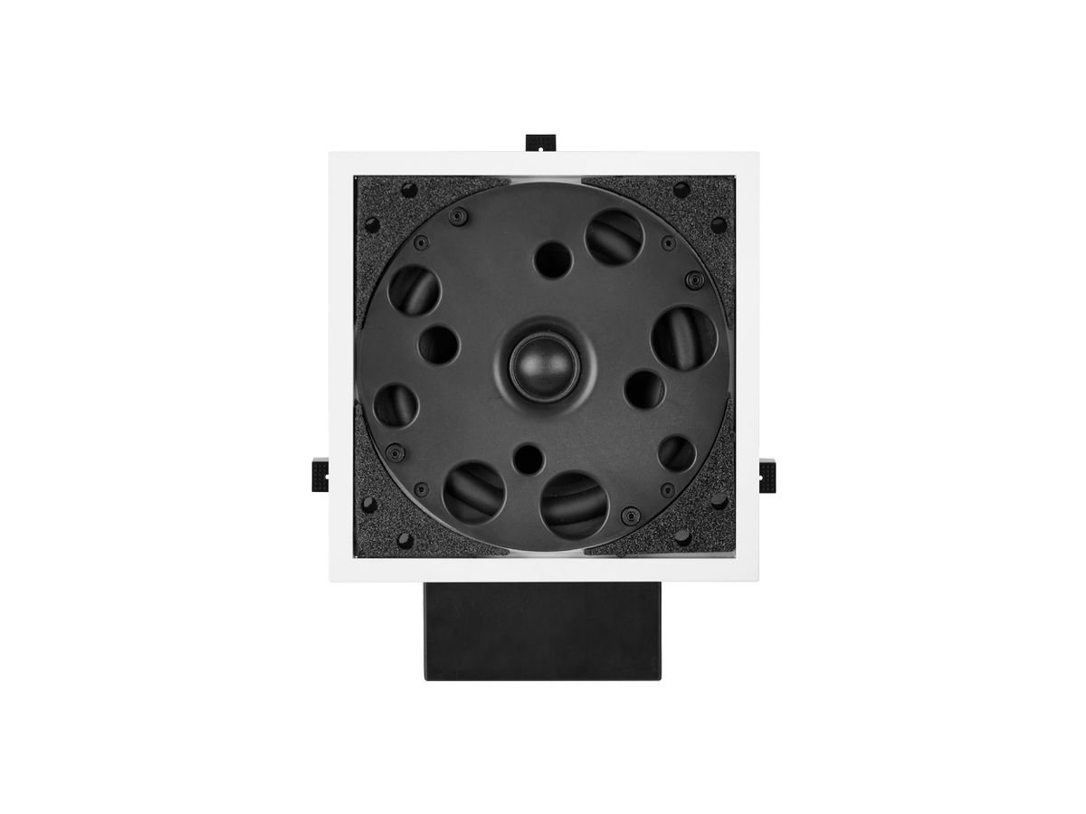 DE 200 QT Polar blanc - Enceinte encastrée à 2 voies, carrée, 10