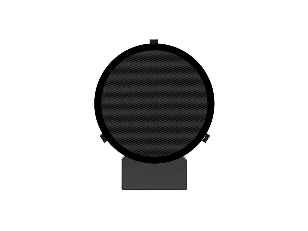 DE 200 CD noir - Haut-parleur encastrable à 2 voies, rond