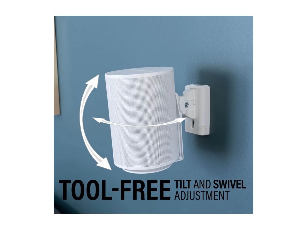 WSWME12-W2 - Support mural Sonos Era 100, blanc, Pair