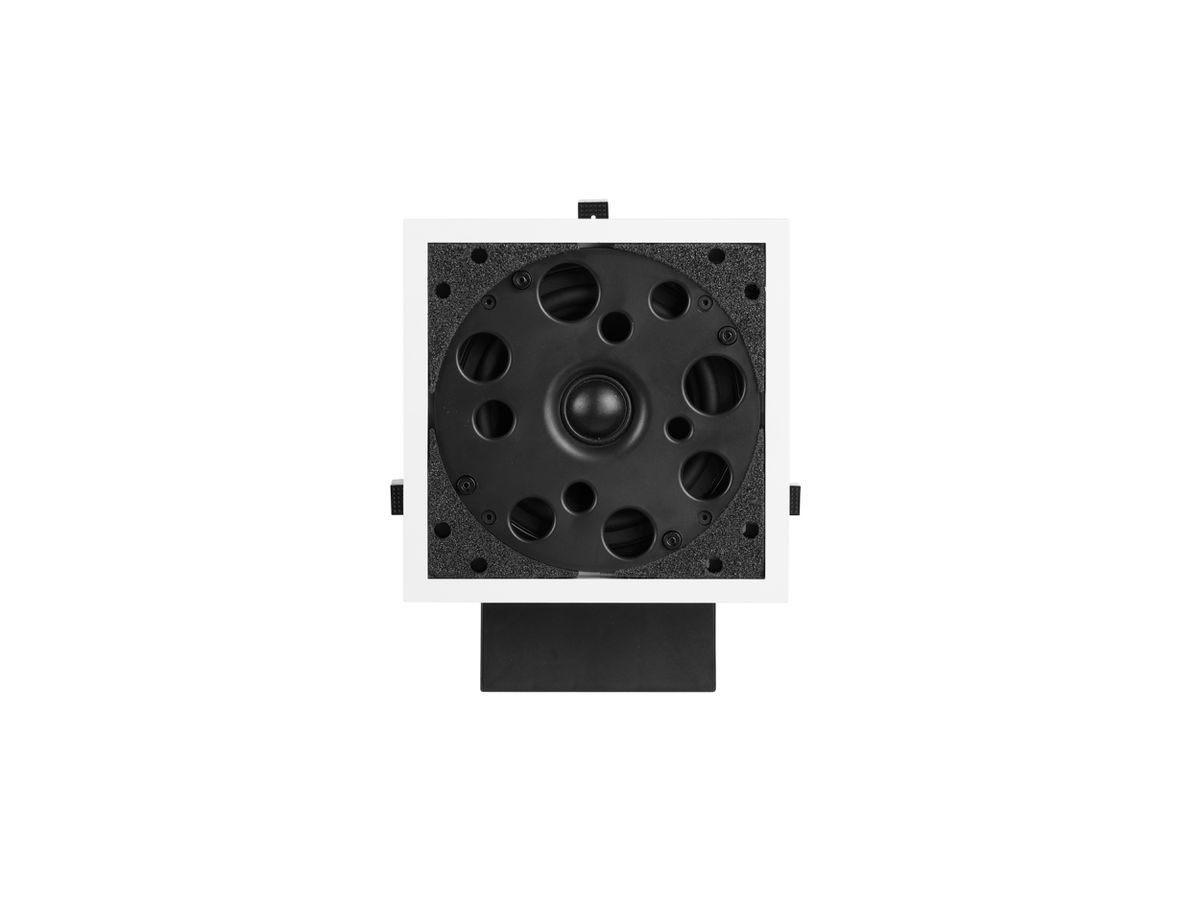 DE 170 QT Polar blanc - Enceinte encastrée à 2 voies, carrée, 10