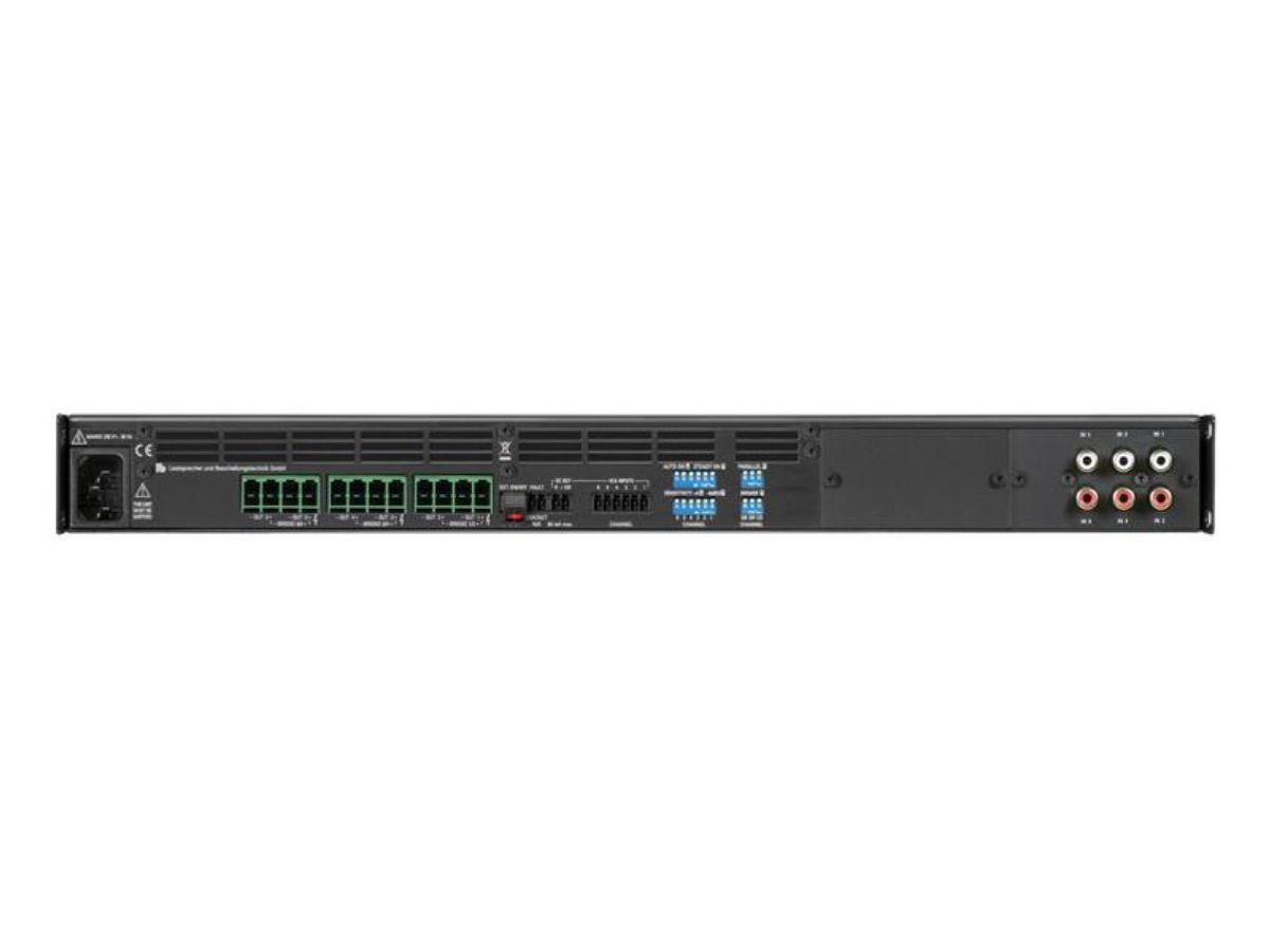 PA 6200 CINCH - Amplificateur de puissance, 19", 6 x 2