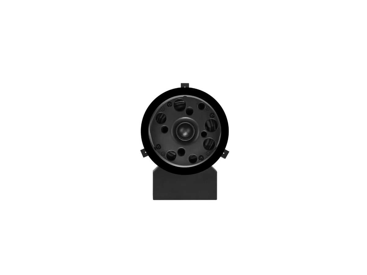 DE 140 Polar noir - Haut-parleur encastrable à 2 voies, rond