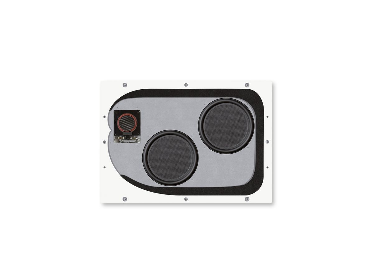 DE Plan 400 inside - Haut-parleur encastrable invisible à 2 v